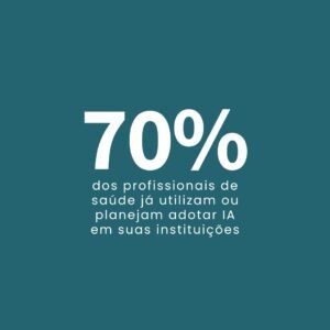 70% profissionais da saúde usam IA