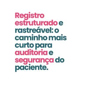 Registro estruturado e rastreável